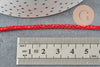 Cordón satinado retorcido rojo y dorado ancho 2,5-3 mm, cordón rojo para scrapbooking, cuerda decorativa, X 1 metro G6713