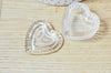 Boite à bijoux verre coeur 4.1cm, x1 (G4173)