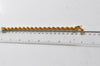 Bracelet torsadé acier doré 14k, bracelet doré,création bijoux,bracelet acier chirurgical,sans nickel,bracelet acier doré,22cm-G1398