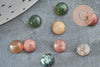 Cabochon agate indienne rond, cabochon rond pierre, agate naturelle, cabochon pierre,agate,6mm,pierre naturelle, X1 G1979