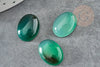 Cabochon agate vert, cabochon ovale, cabochon agate,agate naturelle,16x12mm, pierre naturelle, X1 G2244