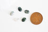 Cabochon agate verte, fournitures créatives, cabochon ovale, agate naturelle,10 x 14mm, cabochon agate, bijou pierre,pierre naturelle G282