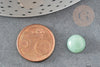 Cabochon aventurine verte, cabochon rond, aventurine naturelle, pierre verte, pierre dôme, 10mm, X1 G0317