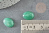 Cabochon aventurine verte,cabochon ovale, aventurine naturelle,16 x12mm, X1 G4002