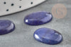 Cabochon jade bleu marine, cabochon ovale, pierre dôme,jade naturel,18 x13mm,cabochon pierre, X1 G2924