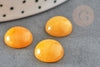 Cabochon jade jaune,cabochon rond, jade naturel,cabochon pierre, 12mm, pierre naturelle, X1 G2589