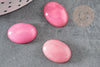 Cabochon jade rose, cabochon ovale, pierre dôme,jade naturel, pierre naturelle,18 x13mm, X1 G2019