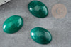 Cabochon jade vert foncé,pierre naturelle,cabochon ovale, ,jade Naturel,13x18mm, X1 G2768