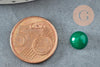 Cabochon jade vert,pierre naturelle, cabochon jade,cabochon rond,pierre précieuse,pierre verte, 8mm, X1 G1143