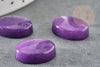 Cabochon jade violet,cabochon ovale, pierre dôme, cabochon jade violet,jade naturel,18 x13mm, X1 G2262