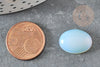 Cabochon opalite blanche, cabochon ovale, cabochon pierre,opale, opalite, 18 x 13mm, X1 G0480