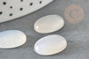 Cabochon ovale jade blanc,jade naturel, cabochon pierre,pierre naturelle, 16mm, X1 G1294