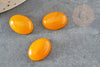 Cabochon ovale jade jaune, cabochon ovale, pierre dôme,cabochon pierre,jade naturel,8x13mm, X1 G0379