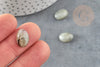 Cabochon ovale labradorite, cabochon pierre ovale, labradorite naturelle,10x14mm, pierre naturelle, X1 G2432