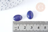 Cabochon ovale lapis lazuli naturel 14x10mm, cabochon création bijoux pierre, X1 G8671