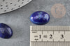 Cabochon ovale lapis lazuli naturel 18x13mm, cabochon création bijoux pierre, X1 G8673