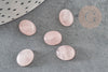 Cabochon quartz rose ovale,quartz rose naturel,10x8mm, cabochon quartz, bijou pierre, X1 G1712