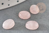 Cabochon quartz rose ovale,quartz rose naturel,10x8mm, cabochon quartz, bijou pierre, X1 G1712