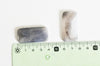 Cabochon rectangle agate grise , cabochon pierre Bijou pierre naturelle, cabochon agate naturelle,39mm l'unité G5057