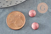 Cabochon rhodochrosite rond lisse 8mm, cabochon ovale, rhodochrosite naturelle, cabochon pierre,pierre naturelle, X1 G5592