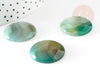 Cabochon rond agate verte, cabochon rond, cabochon agate,agate naturelle,24mm, pierre naturelle, X1 G2645