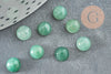 Cabochon rond aventurine naturelle 6mm, cabochon création bijoux pierre, X1 G8662