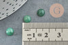 Cabochon rond aventurine naturelle 6mm, cabochon création bijoux pierre, X1 G8662