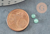 Cabochon rond aventurine verte, cabochon rond, aventurine naturelle,cabochon pierre, 4mm, pierre naturelle, X1 G2839