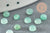 Cabochon rond aventurine verte, cabochon rond, aventurine naturelle,cabochon pierre, 4mm, pierre naturelle, x1 G2839
