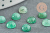 Cabochon rond aventurine verte naturelle 6mm, cabochon pierre naturelle, X1 G0174