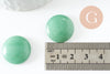 Cabochon rond aventurine verte naturelle 20mm, cabochon pierre naturelle, x1 G9618