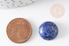 Cabochon rond bleu lapis lazulis 16mm, cabochon rond, lapis lazulis naturel,16mm, pierre naturelle, X1 G0431