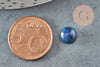 Cabochon rond bleu lapis lazulis 8mm, cabochon rond, cabochon pierre, lapis lazulis naturel, pierre naturelle, X1 G0394