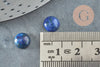 Cabochon rond bleu lapis lazulis 8mm, cabochon rond, cabochon pierre, lapis lazulis naturel, pierre naturelle, X1 G0394