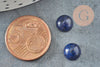 Cabochon rond bleu lapis lazulis, cabochon rond, cabochon pierre, lapis lazulis naturel,8mm, pierre naturelle, X1 G2684