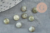 Cabochon rond labradorite naturelle 6mm, cabochon création bijoux pierre, X1 G8650