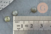 Cabochon rond labradorite naturelle 6mm, cabochon création bijoux pierre, X1 G8650