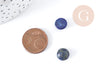 Cabochon rond lapis-lazuli naturel 10mm, création bijoux pierre naturelle, X1 G9102