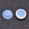 Cabochon rond opalite blanche,cabochon opalite,cabochon rond pierre ,14mm, X1 G2283