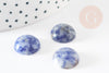 Cabochon sodalite bleue, cabochon pierre,cabochon rond, sodalite naturelle,14mm, pierre naturelle, X1 G2246