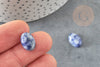 Cabochon sodalite bleue,cabochon ovale, sodalite naturelle,14x10mm, pierre naturelle, X1 G2595