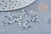 Cabochon strass cristaux transparent 2.7mm, cabochon plastique, strass couture,cristal Swarovski, lot de 1 gr G8683