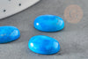 Cabochon turquoise bleue, cabochon ovale,turquoise naturelle, cabochon turquoise,pierre naturelle,14mm, X1 G0349