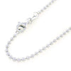 Chaine Boule complete argentee 1.5mm/40cm, chaine collier,chaine argentée,chaine boule, x1 (G1680)