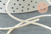 Cordon blanc or, fabrication bijoux bijoux,ruban mariage,fourniture créative, scrapbooking, largeur 1.5mm, X 1mètre G3336