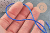 Cordon bleu roi or, fabrication bijoux, création bijoux,ruban mariage, scrapbooking, largeur 1.5mm, x1 mètre G3260