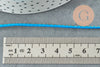 Cordon bleu turquoise or 1.5mm, x 1mètre (G3763)