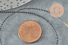 Cordon noir or, fabrication bijoux,ruban mariage, scrapbooking,largeur 1.5mm, x1 ou x5 mètres G0697