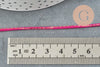 Cordon rose fuchsia or, fabrication bijoux, création bijoux,ruban mariage, scrapbooking, largeur 1.5mm, X 1mètre G3760