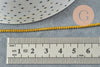 Cordon satiné or foncé, cordon pour bijoux,cordon doré, scrapbooking,corde décoration, largeur 2mm, X 1mètre G4594